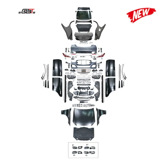 Upgrade GBT W221 to W223 Bodykit with Maybach Model Bumper, Grill, Light, and Fender Parts for 2008-2012 Mercedes-Benz S-Class W221