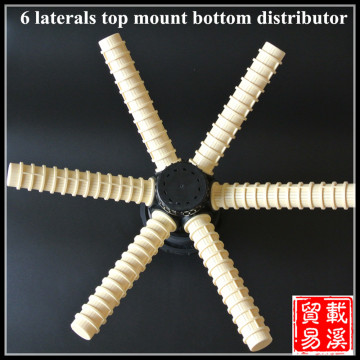 6 Laterals Top Mount Bottom Distributor Strainer