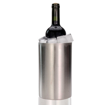 Cubo de champán de la botella de vino de doble pared de acero inoxidable