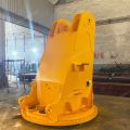 OUCO 25T stiff boom offshore crane with corrosion resistant Jotun paint