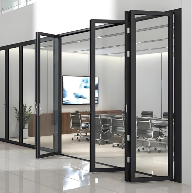 aluminum folding door