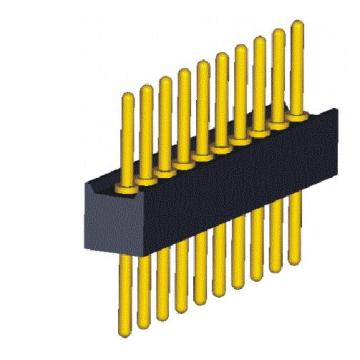 Connettori intestazione per pin per pin di pitch da 1.778mm
