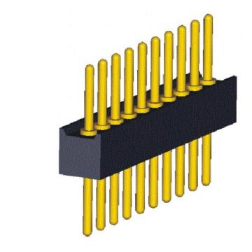 Conectores de cabeçalho PIN usinados de 1,778mm