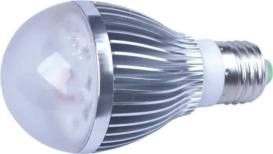 Gray Cri80 7 Watt E27 Led Light Bulbs Pure White 5000k For Hotel Lighting