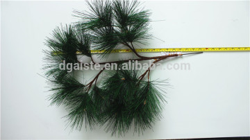 Christmas vertical Garden home Decoration 60cm long Artificial plastic plant 3 branches 25 heads pine glitter leaf ESSZ11 1901