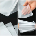 Frosted Biodegradable Zip Lock Self Sealing Bag