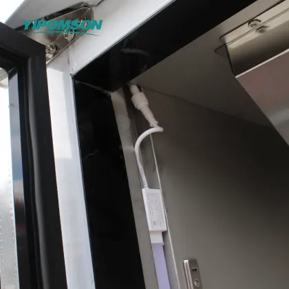 Butcher shop commercial glass meat display cooler