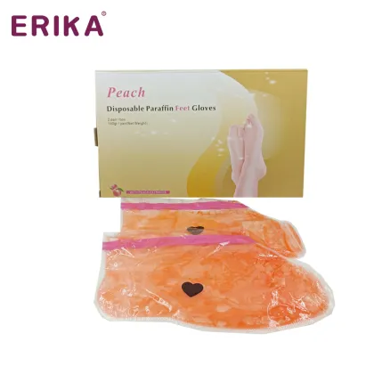 Disposable Spa Lavender Peach Paraffin Wax Foot Mask Hand Mask for SPA