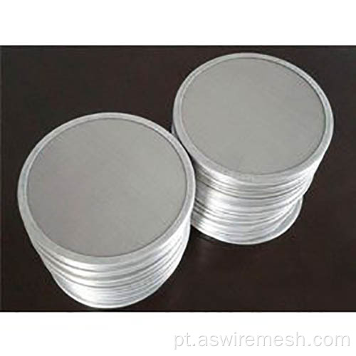 Malha de filtro embalada com borda com gordura de alumínio