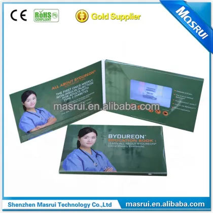 Anniversary celebration gift digital video audio photo player business soultion brochure