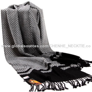 Men's wool scarf, stock scarf in cheap price