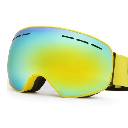 Low Light Men's Mirrored Ski Goggles Anti Fog