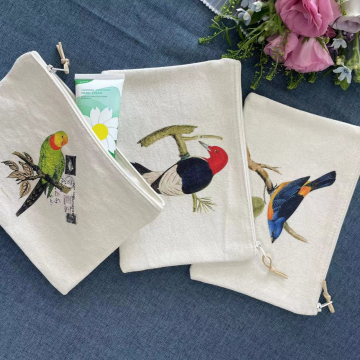 Wholesale Customized Cotton Makeup Bags & Travel Pouches
