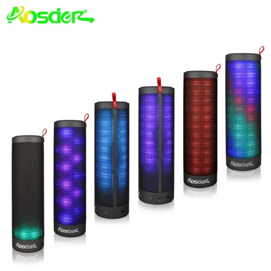 High quality bluetooth speaker with LED light