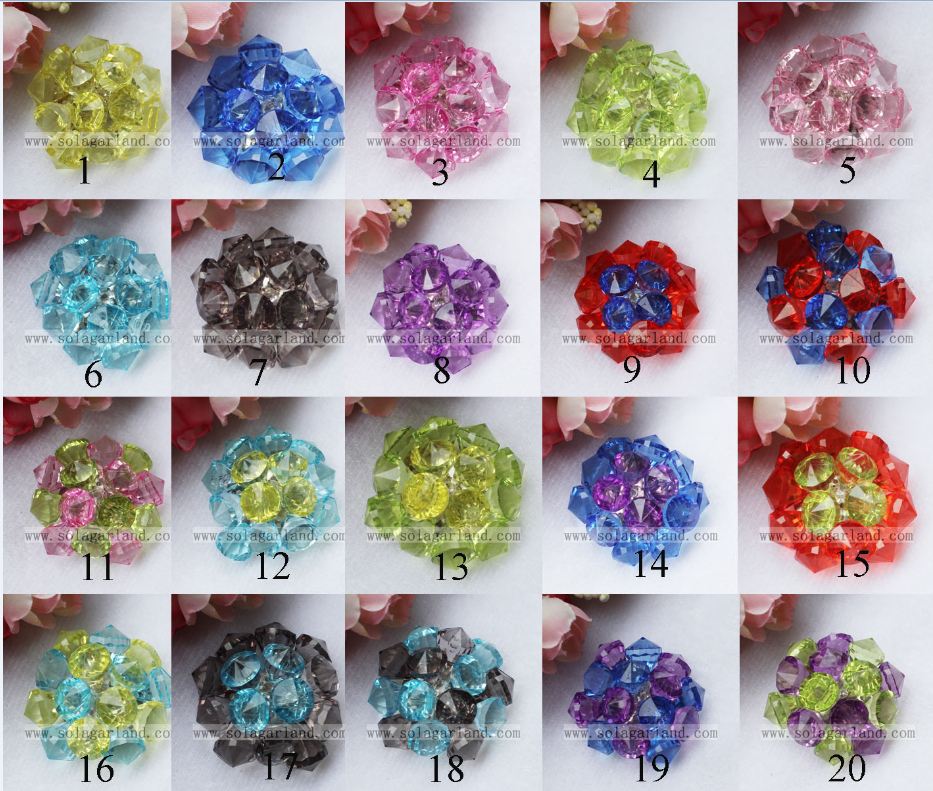 Handmade Crystal Artificial Flower