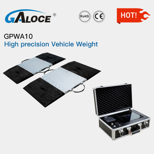 Balança digital portátil para pesagem de rodas para veículos
