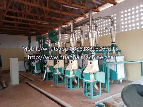 30 ton per day maize flour milling machine small corn flour mill plant installation case in Kenya