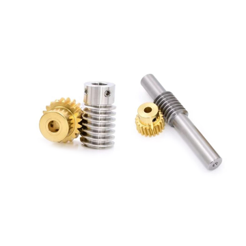 Custom Micro Mini Steel Brass Worm Gear Shaft Wheel