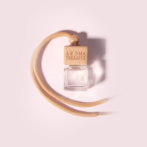 Botella de vidrio grabado colgando 9 ml