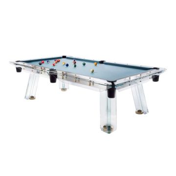 Modern Luxury High Quality Factory Price Gold Stainless Steel Billiards Pool Table 7ft 8ft 9ft Glass Pool Table