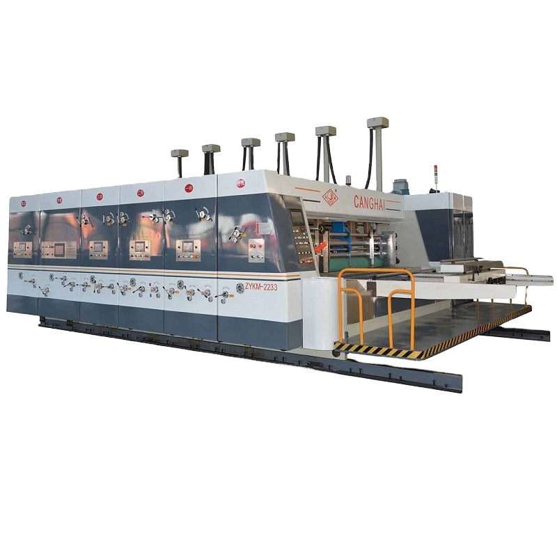multi color flexo printing die cutting machine