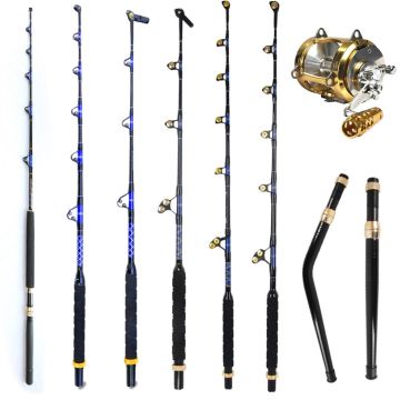 ORJD Alu Bent Butt Roller Guide Deep Sea Fishing Rod