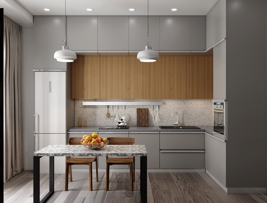 Luxury hanging kitchen cupboards