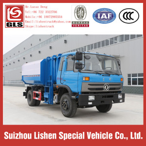 Dongfeng 145 Crane Bucket Garbage Dump Truck