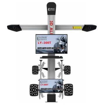 Alinhador de rodas 3D automotivo para estação de manutenção