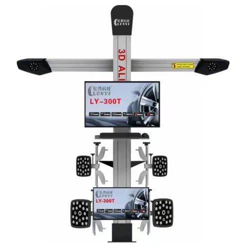 Alinhador de rodas 3D automotivo para estação de manutenção