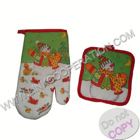 Microwave oven glove &amp; Pad