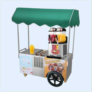 Machine de boisson congelée à triple tasse pour les camions de nourriture de marque industrielle