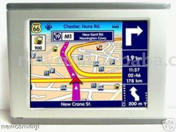 3.5" TFT Touch screen GPS Navigation+MAP SirfIII Samsung400MHz
