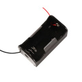 1 soporte de batería de celda de ranura D con dos cables