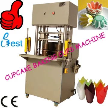 economical and practical paper cake cup machine sell to Europe (tulip baking cups)