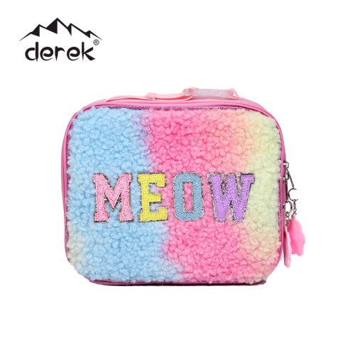 Lavada bolsa de almuerzo/bolsa para el almuerzo para niños/bolso de almuerzo de gran capacidad para niños