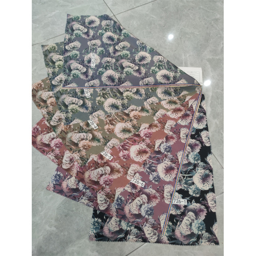 100% Polyester Women's Printed Satin Fabrics