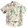 Hombres Soft Baltable Cotton Animal Camisa estampada