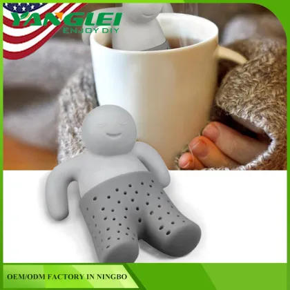 Mr. Tea Strainer Infuser Tea Leaf Herbal Spice Strainer Coffee