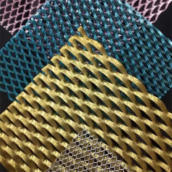 Powder Coated Decorative Aluminum Expanded Metal Mesh