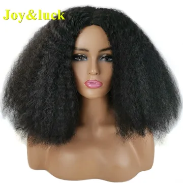 African Women Ladies Hair Wholesale Wigs for Black Women Cosplay Wigs Party Black Afro Kinky Curly Short Synthetic Hair Wigs