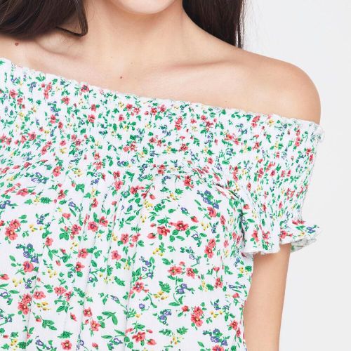 Atasan wanita 100% viscose crepe dicetak