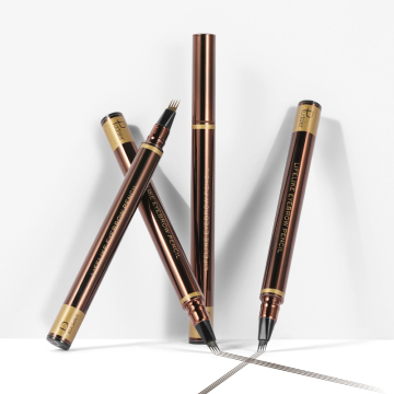 Pudaier Quick-Dry Waterproof Anti-Smudge Four-Pronged Liquid Eyeliner Pens - 5 Colors