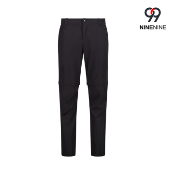 Pantalones elásticos con cremallera de secado rápido para hombre