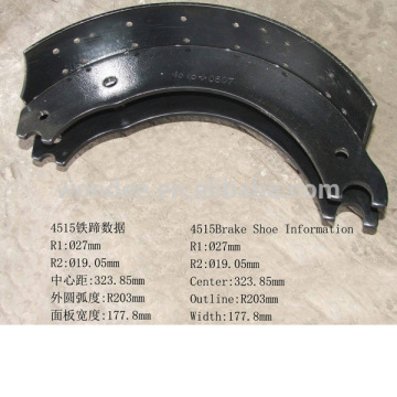 13T Fuwa type Axle Brake Shoe