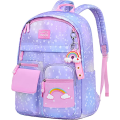 Girls Burden Relief Linda mochila colgante de arco iris