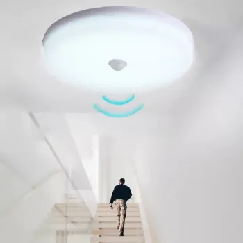 Motion Sensor LED Ceiling Light for Balcony and Indoor Use: Niko Modern Lighting Solution