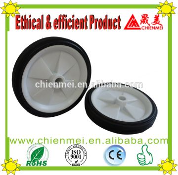 Solid wheel/Plastic Ruled Rubber Lawnmower Lawn Push Mower Wheel 4+ inch diameter