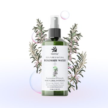 Organic Private Label Rosemary Water Spray Hydrosol for Face, Body, and Hair