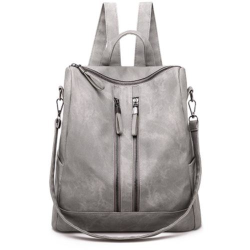 Стильный серый минималистский рюкзак